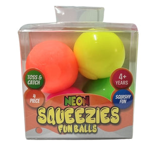 Novelty Stress Ball mini neon 3.5cm each