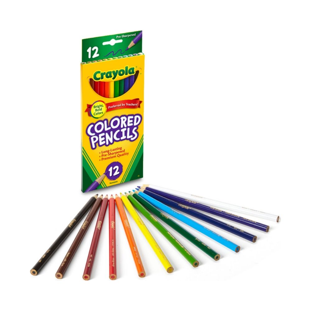 Crayola - 12 Coloured Pencils