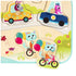 B. Toys Vehicles On The Go! Wooden Peg Puzzle