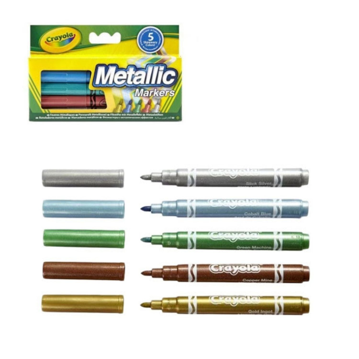 Crayola Metallic Markers 5 Pack