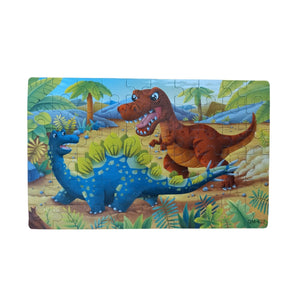 Dinosaur Puzzle In A Tin 60 Piece