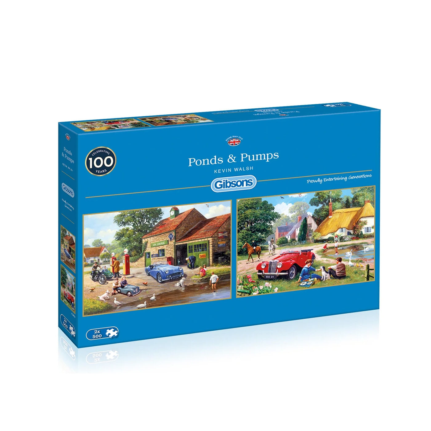 Gibsons Ponds & Pumps 2 x 500 PCS Puzzle