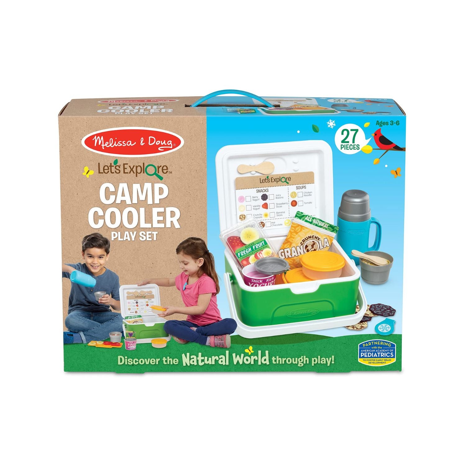 Melissa & Doug Let's Explore Camp Cooler Play Set