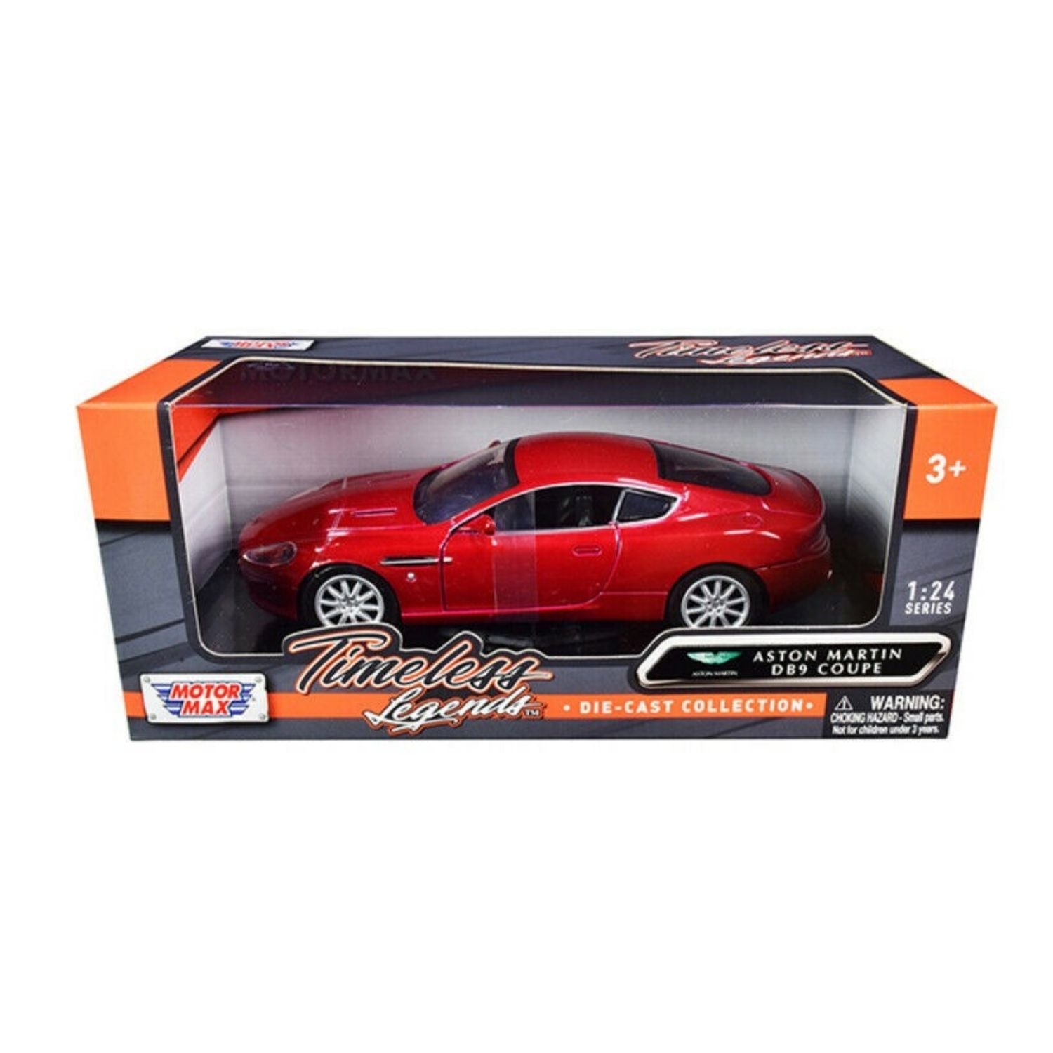 Motormax 1:24 Aston Martin DB9 Coupe - Magma Red