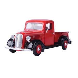 Motormax Ford Pickup Red 1937 1:24 Scale Diecast Car