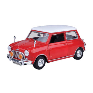 Motormax Mini Cooper Morris Red 1:18 Scale Diecast Car