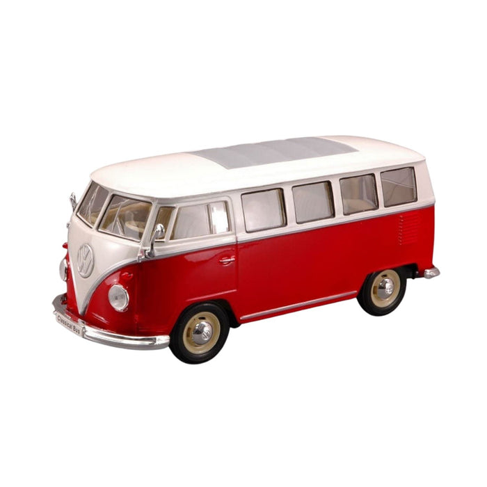 Welly Volkswagen Classical Bus Red/White 1963 1:24 Scale Diecast Car