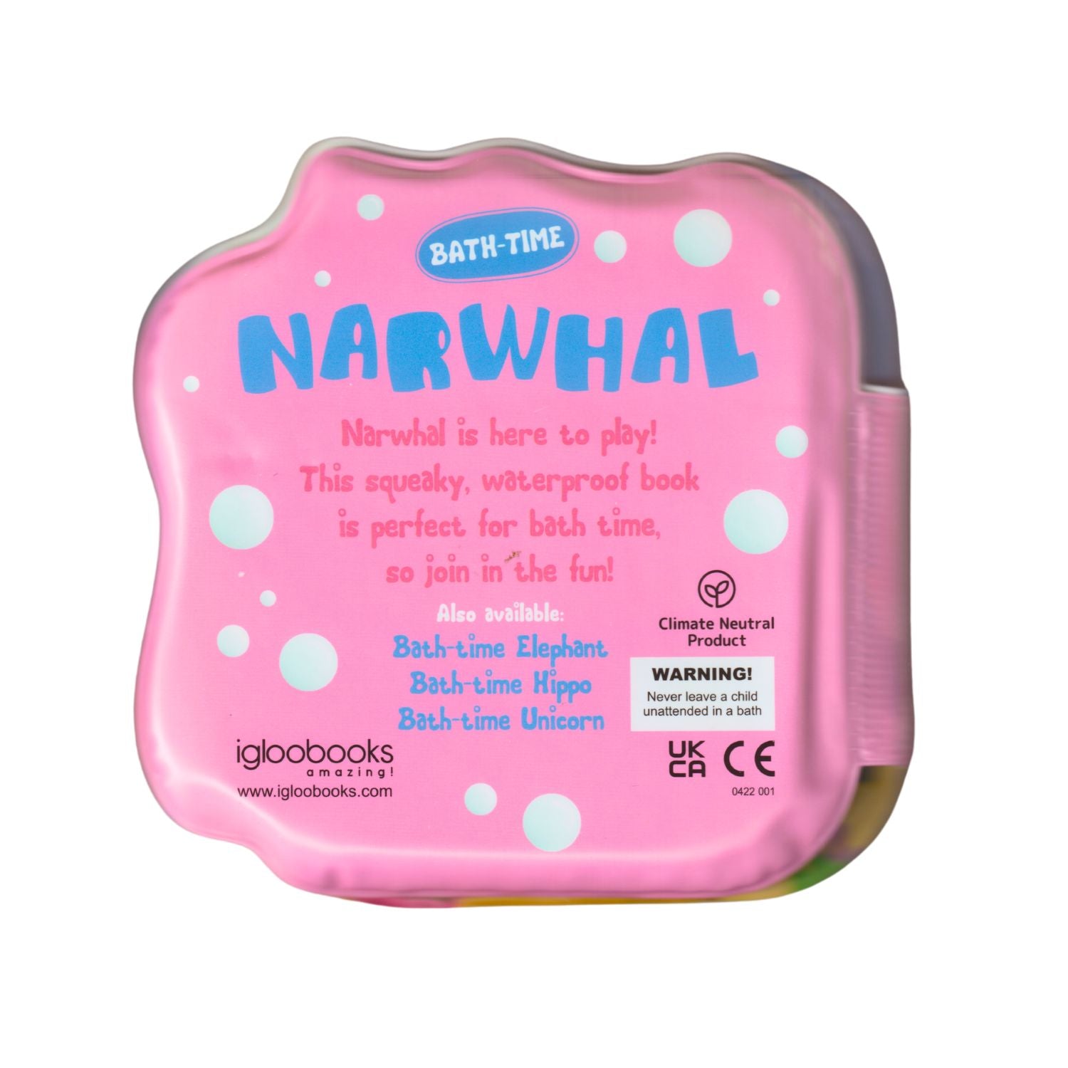 Bath book - Bath Time Narwhal