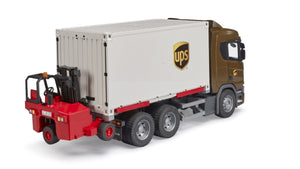 Bruder Scania Super 560R UPS Logistic Truck With Forklift (54CM LONG)
