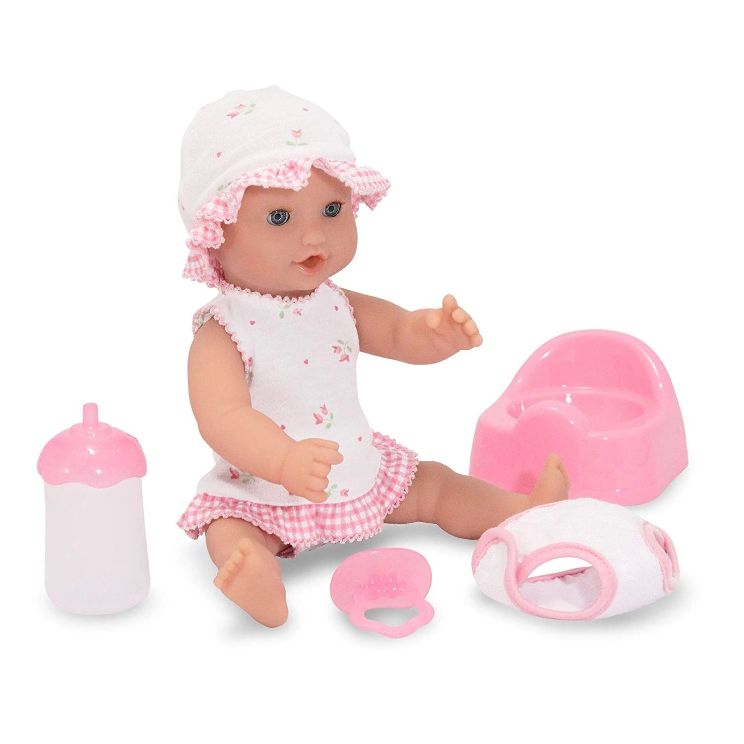 Melissa & Doug Annie - 12 Inch Drink and Wet Doll - Box Damaged
