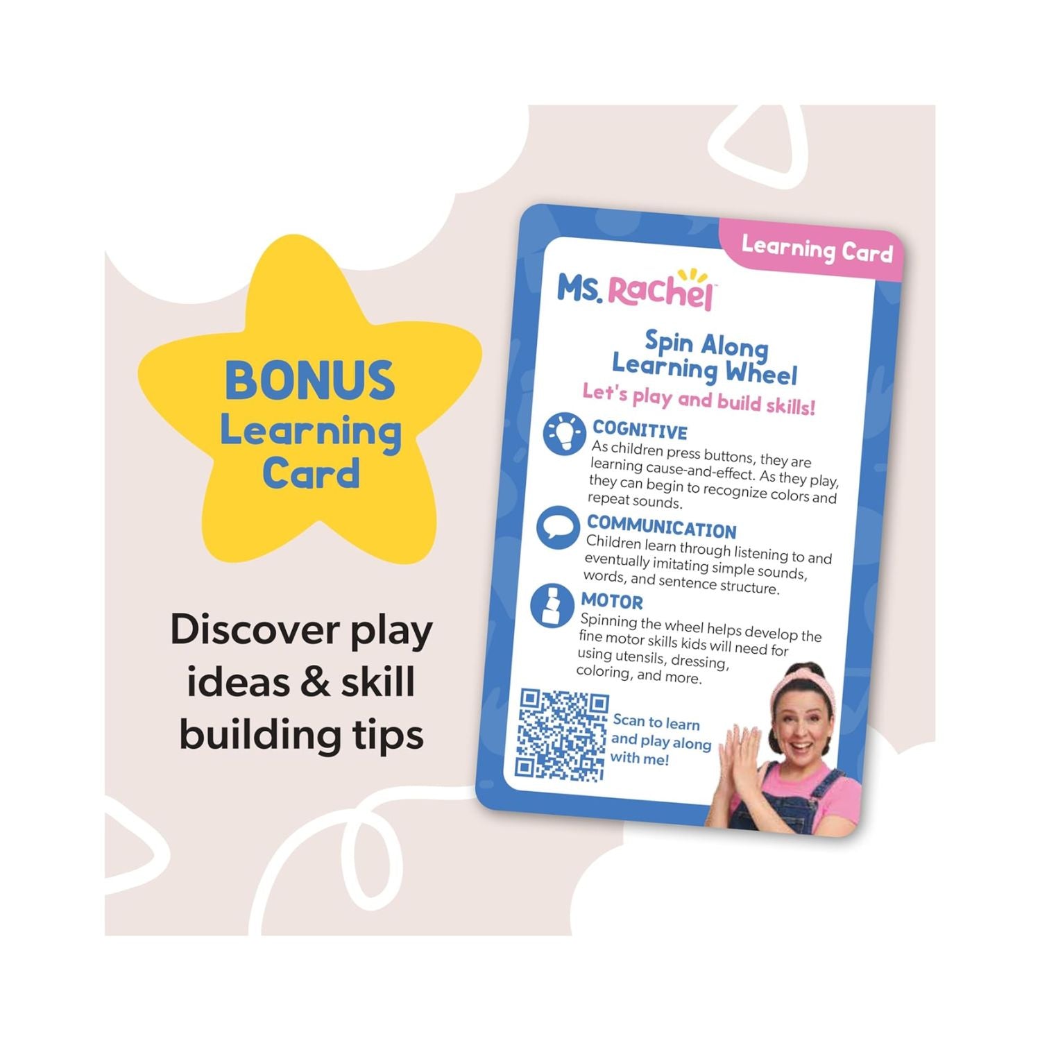 Melissa & Doug Ms. Rachel Spin and Sing Learning Wheel