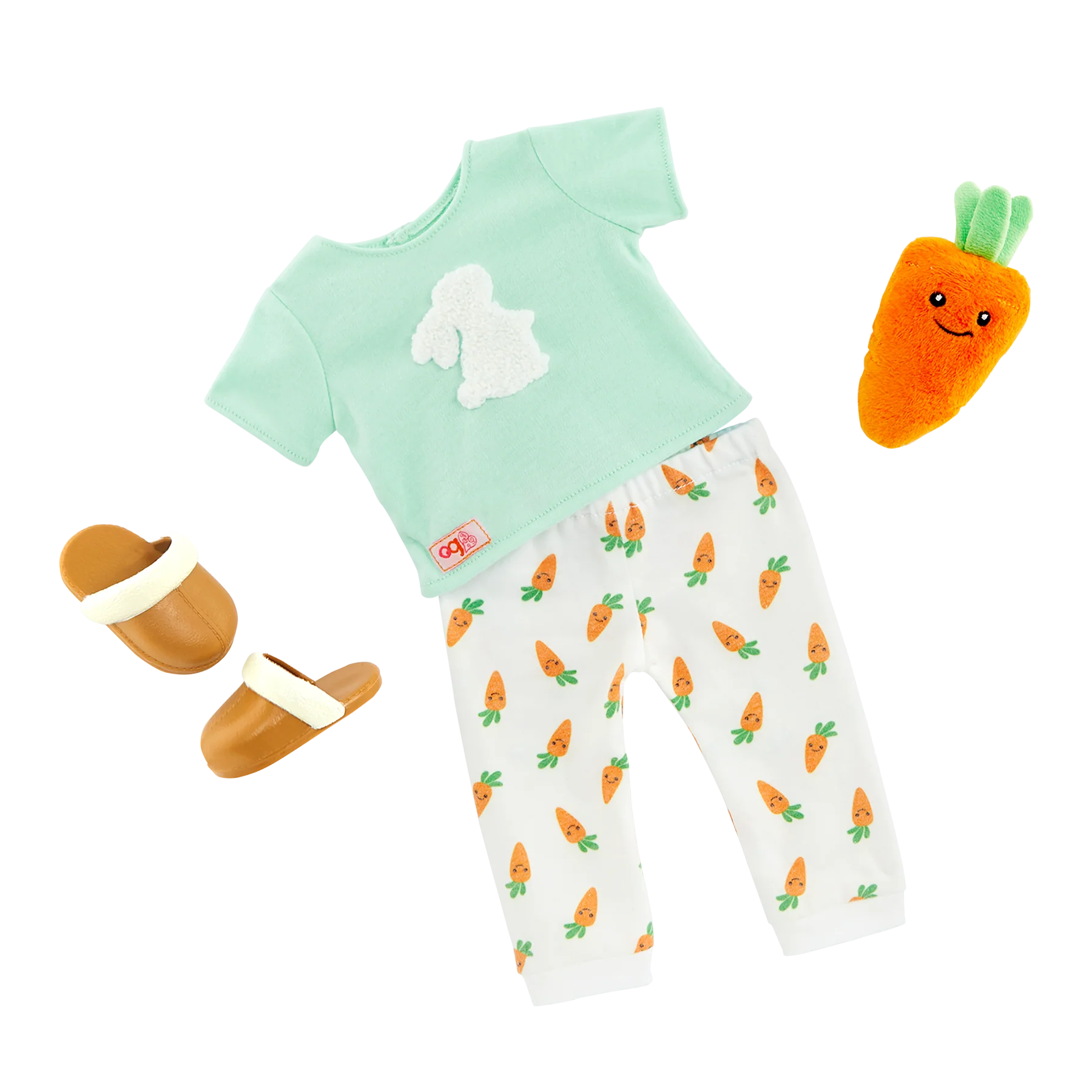Our Generation Bedtime Bunny Pyjama Outfit for 46cm Boy Dolls