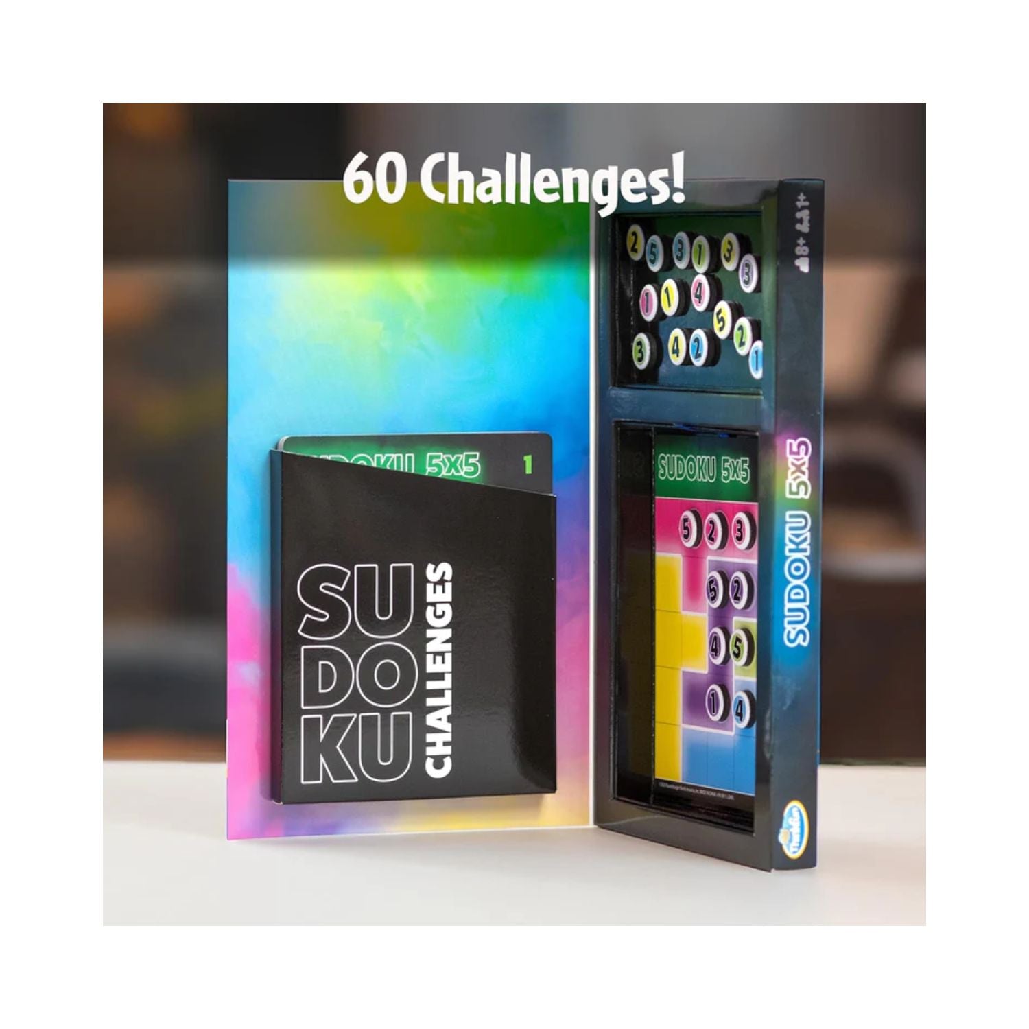 ThinkFun Sudoku 5x5 - Magnetic Travel Logic Puzzle