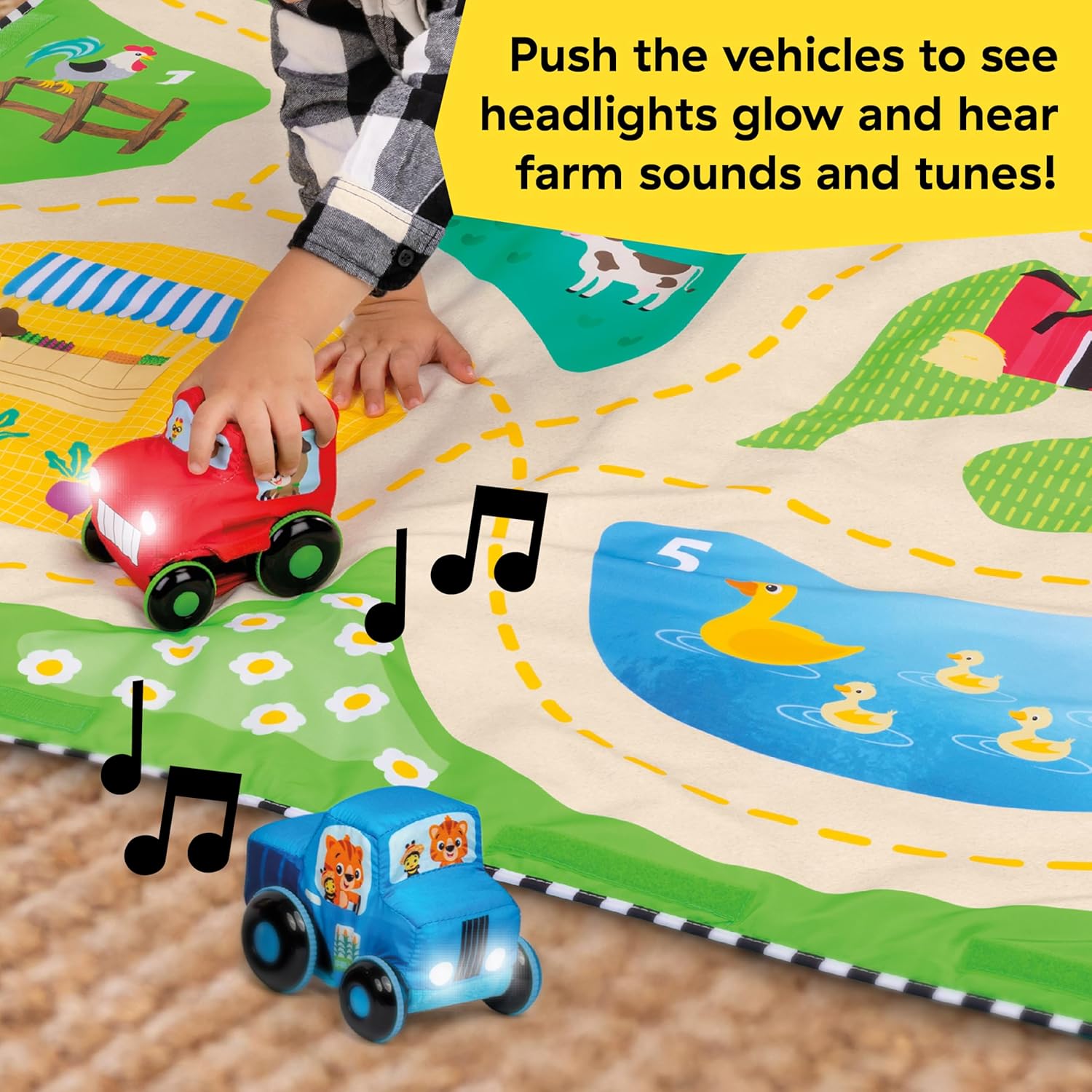 Baby Einstein Busy Barnyard Grow with Me Baby Play Gym