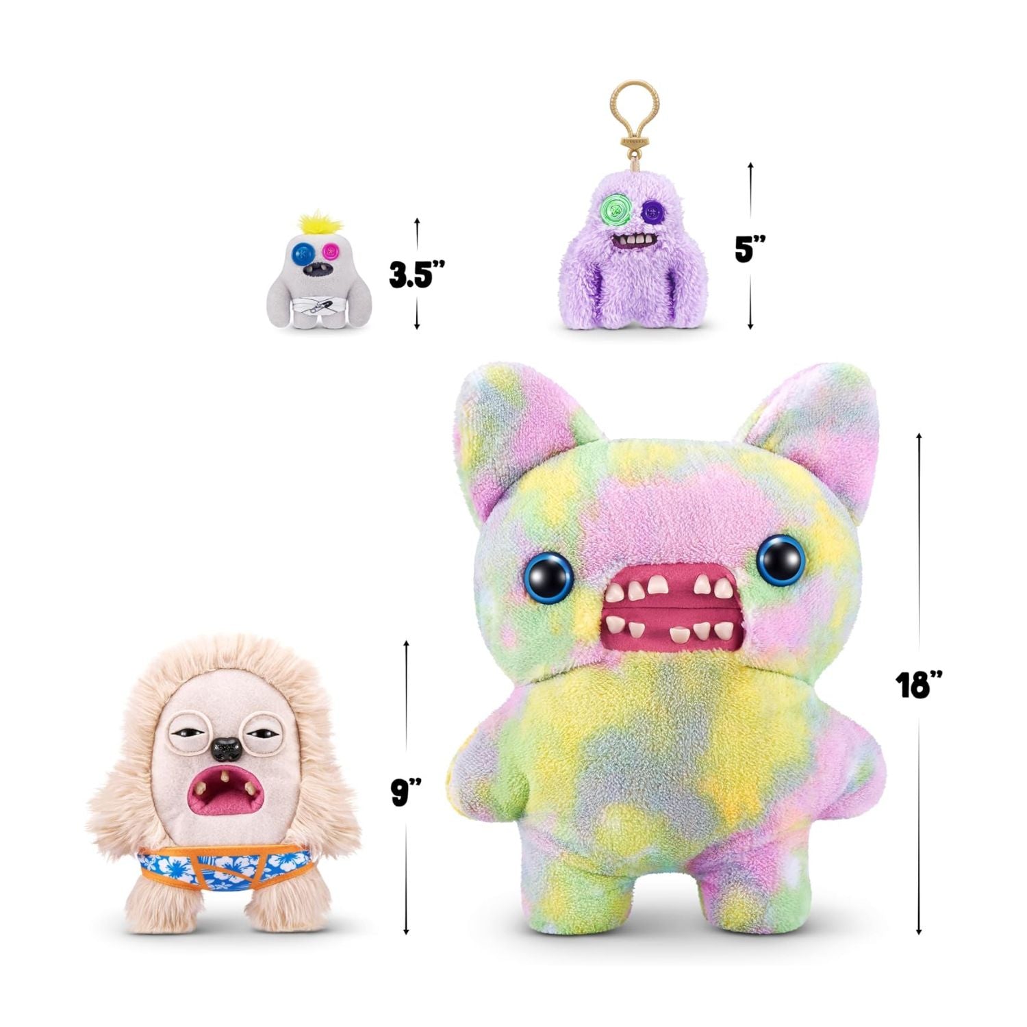 Fuggler Vacay Vibes by ZURU, Funny Ugly Monster - Hedge Grog - Cream