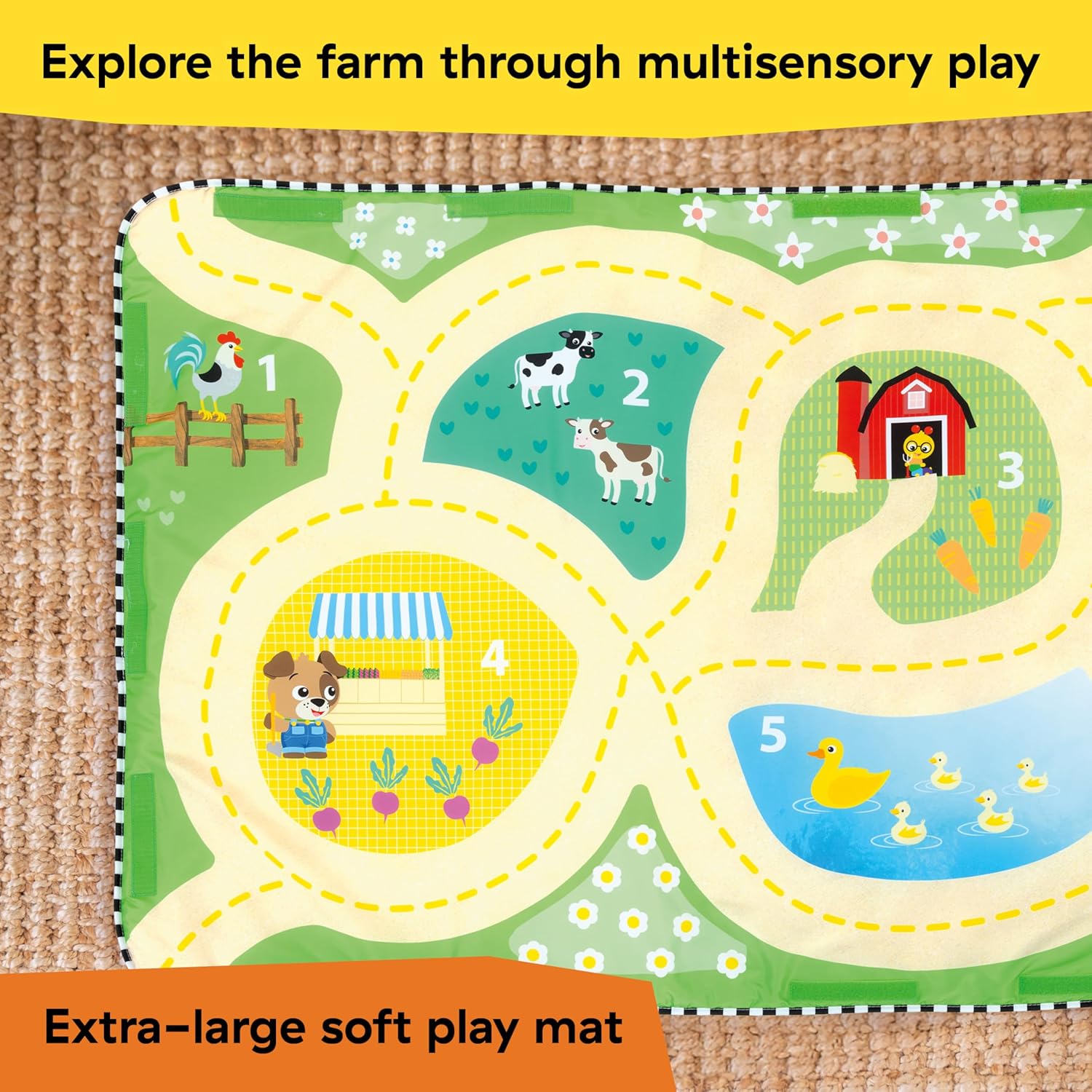 Baby Einstein Busy Barnyard Grow with Me Baby Play Gym