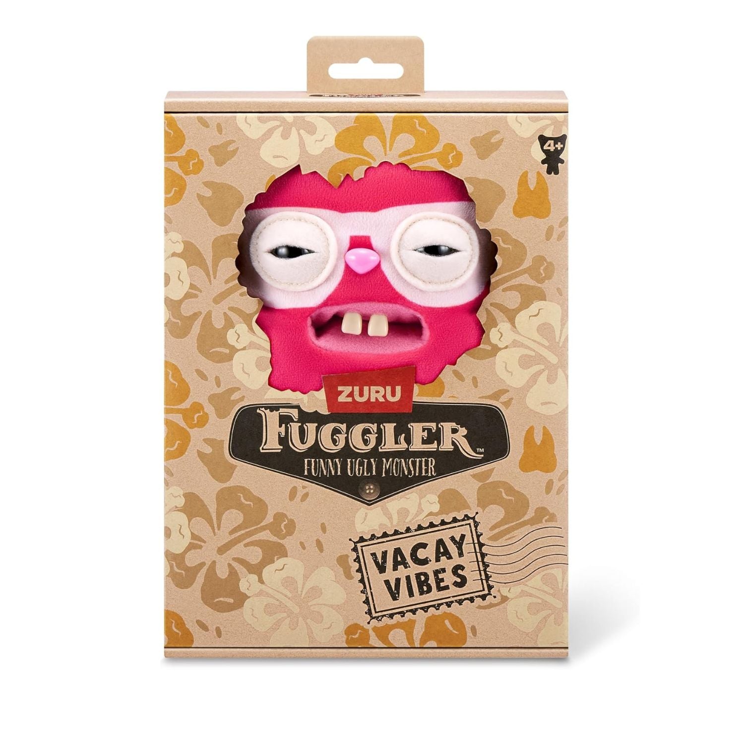 Fuggler Vacay Vibes by ZURU, Funny Ugly Monster - Rabid Rabbit - Red