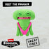 Fuggler Vacay Vibes by ZURU, Funny Ugly Monster - Smiley O Riley - Green