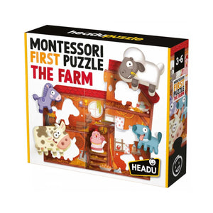 Headu Montessori First Puzzle the Farm
