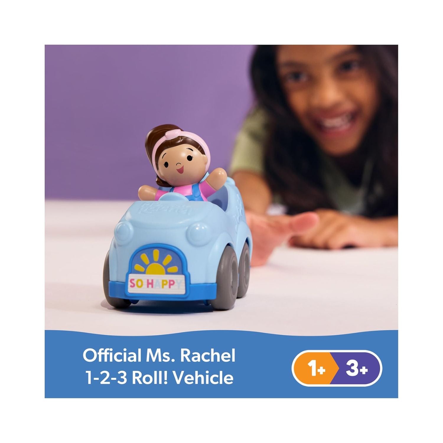 Melissa & Doug Ms Rachel  1-2-3 Roll! Vehicle