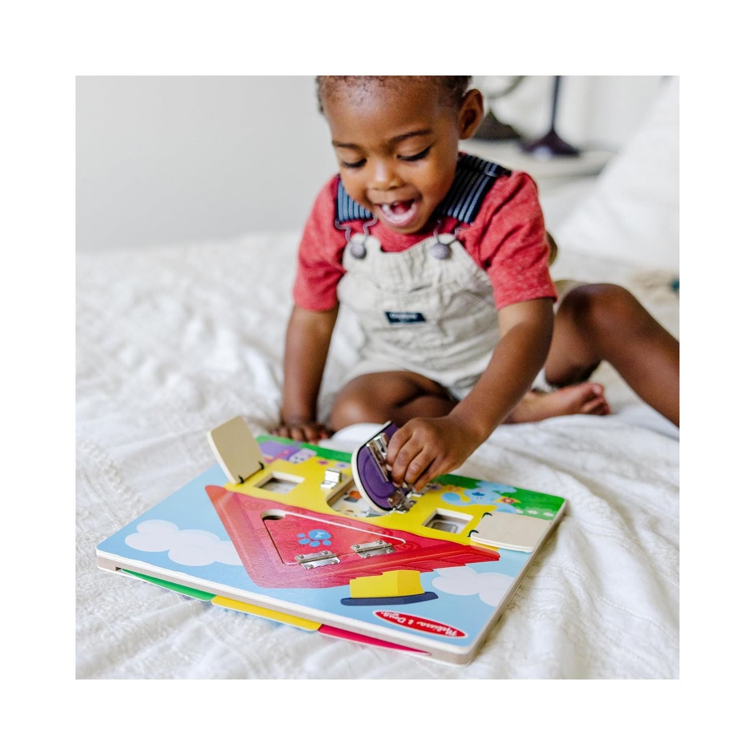 Melissa & Doug Blues Clues Wooden Lift-the-Flap Activity Board