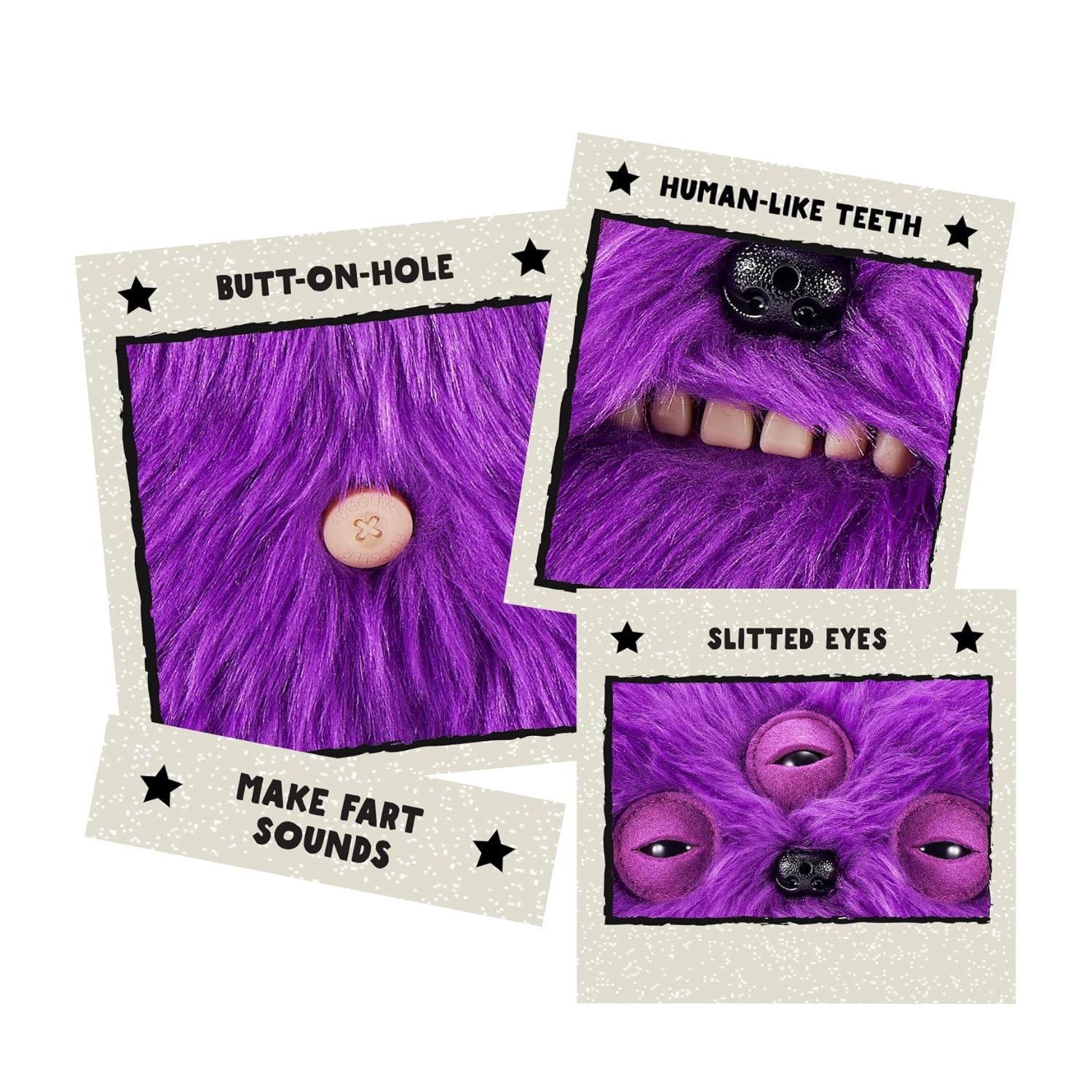 Fuggler Fart Face 9-inch - Alien - Long Pile by ZURU