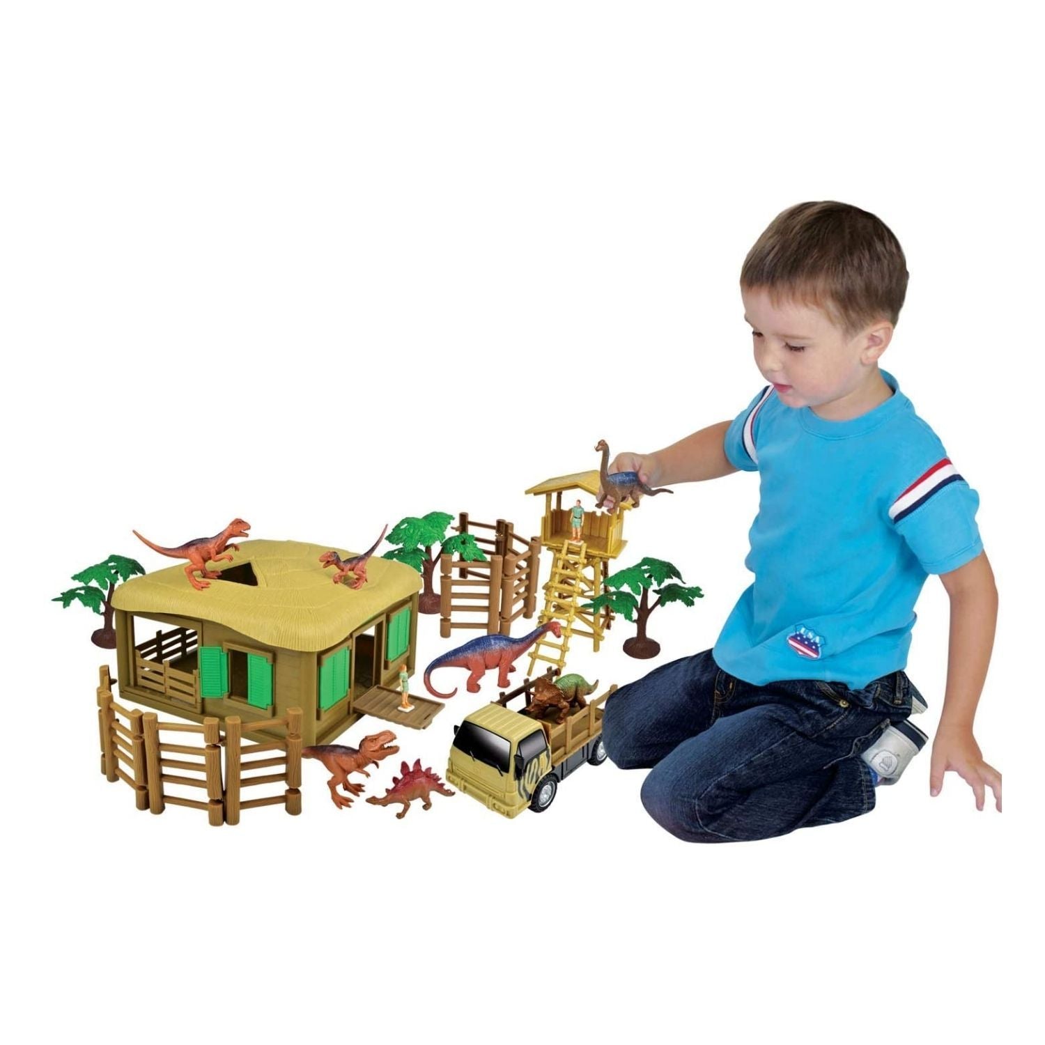 Prehistoric Times Dinosaur Playset - Box Damage