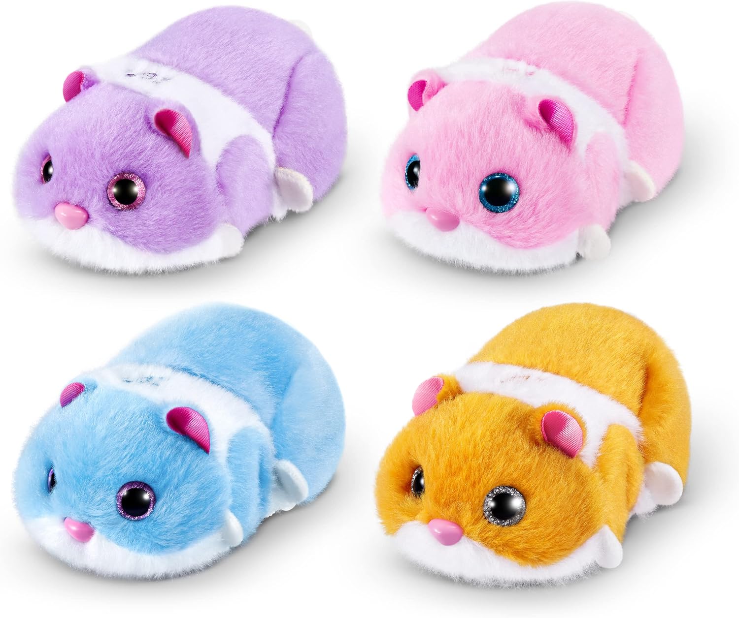 ZURU Pets Alive Hamstermania - PURPLE - Interactive Running Hamster & Ball Collectible Toy