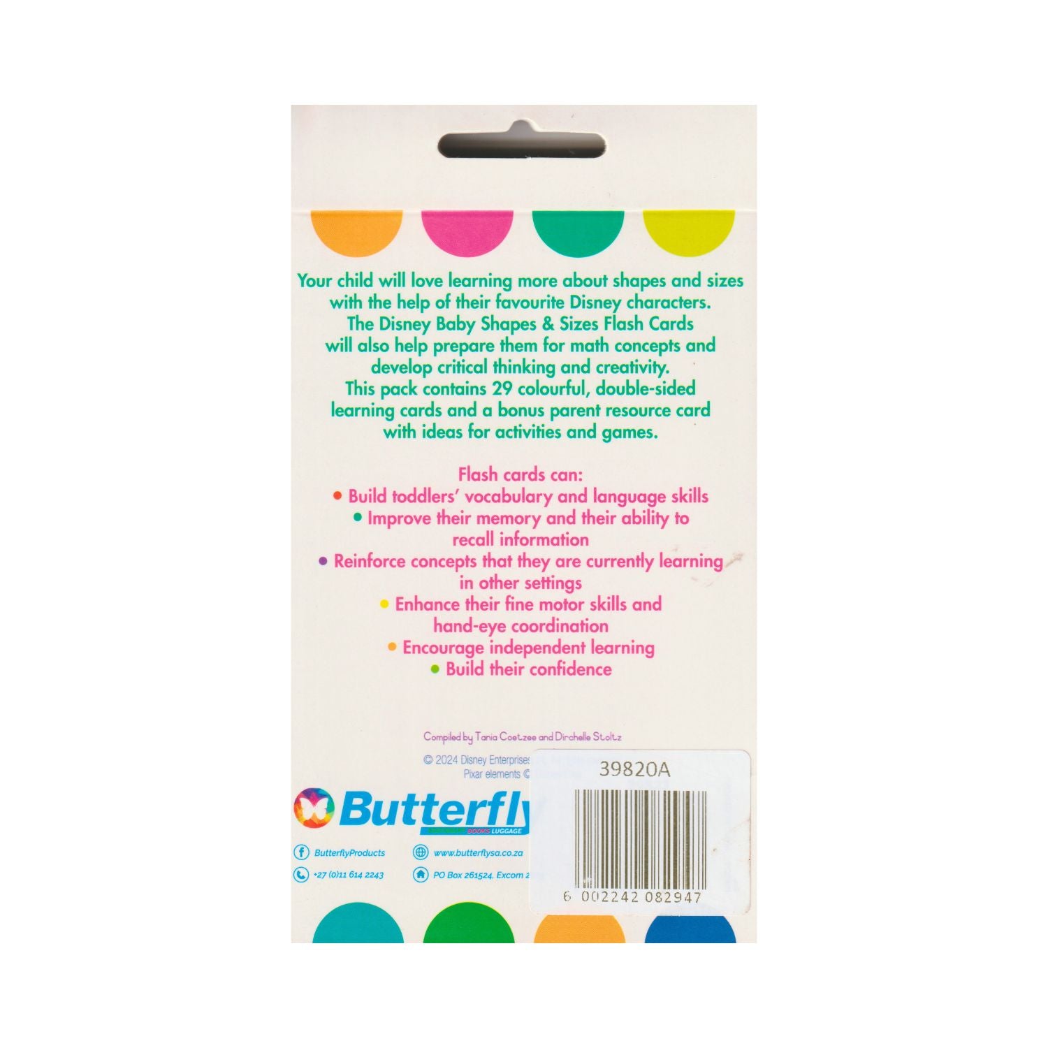 Disney Baby Flash Cards - Shapes and Sizes
