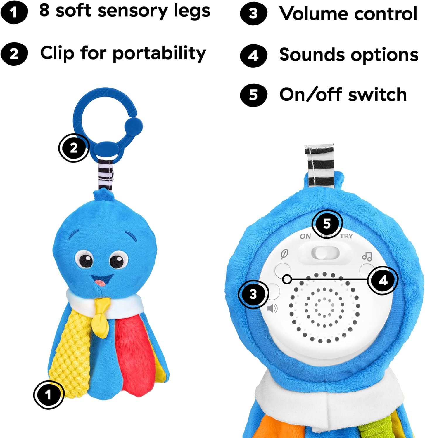 Baby Einstein Take Along Opus Soother