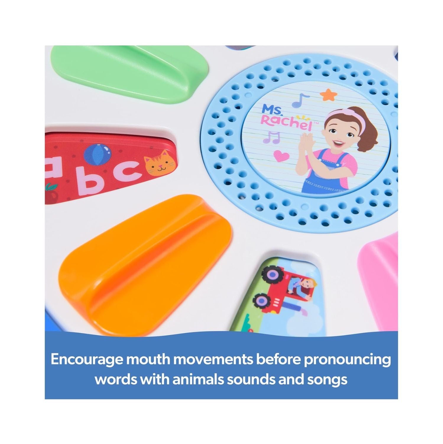 Melissa & Doug Ms. Rachel Spin and Sing Learning Wheel