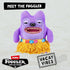 Fuggler Vacay Vibes by ZURU, Funny Ugly Monster- Greedy Grinner - Purple