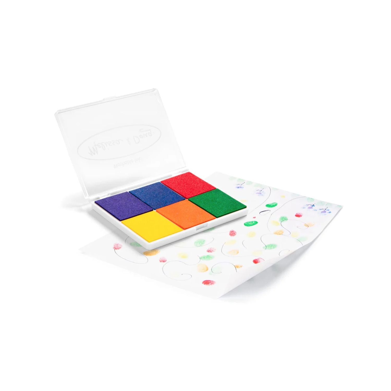 Melissa & Doug Rainbow Stamp Pad/ 6 Washable Inks.