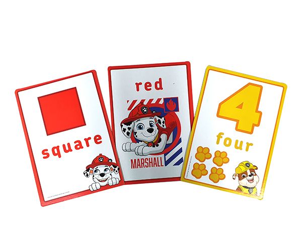 Paw Patrol Giant Educational Cards 8pk