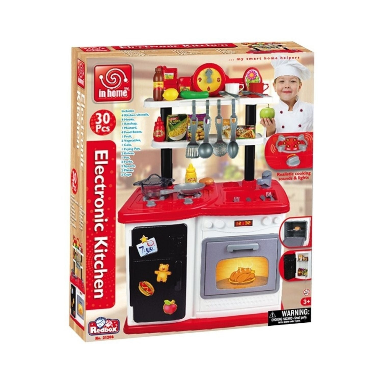 In Home Electronic Kitchen with 30pcs Accessor - Box Damaged
