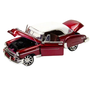 Motormax 1950 Chevy Bel Air Metallic Red Scale 1:18