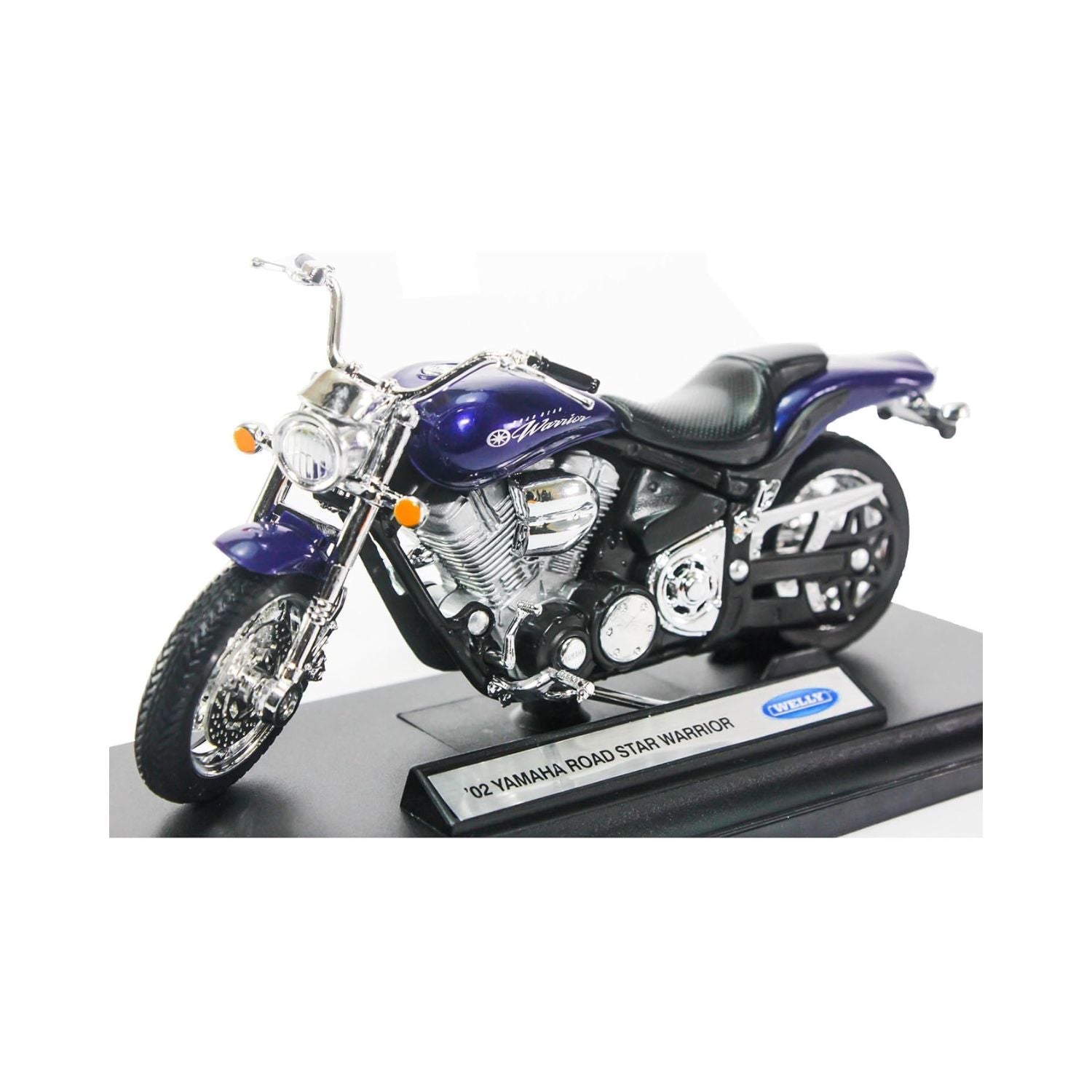 Welly Yamaha Road Star Warrior 2002 Blue Scale 1/18