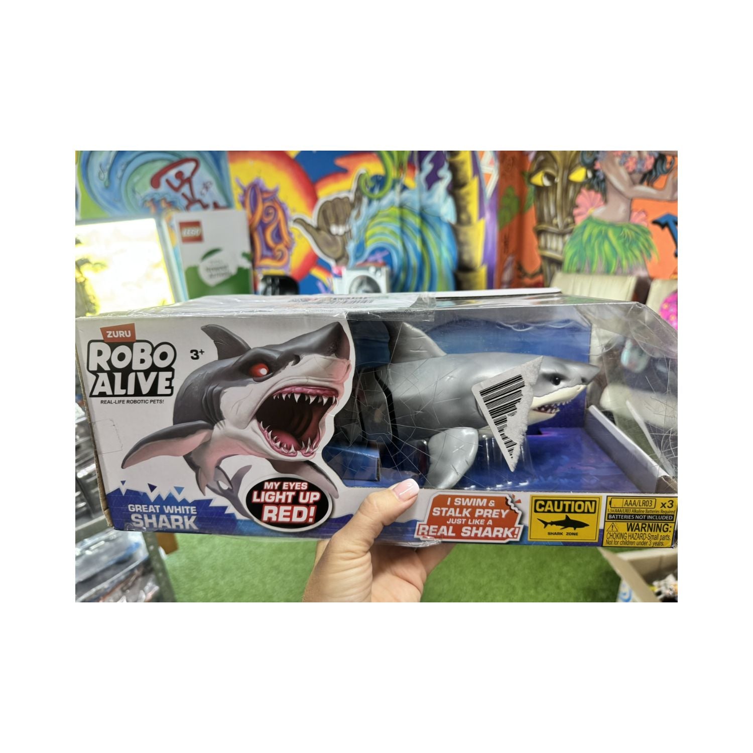 Robo Alive Great White Shark - Damaged Box