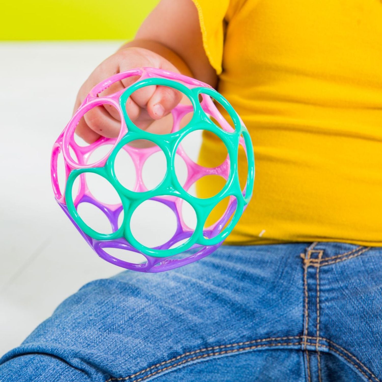 Bright Starts Oball Classic Easy-Grasp Ball  Pink/Purple