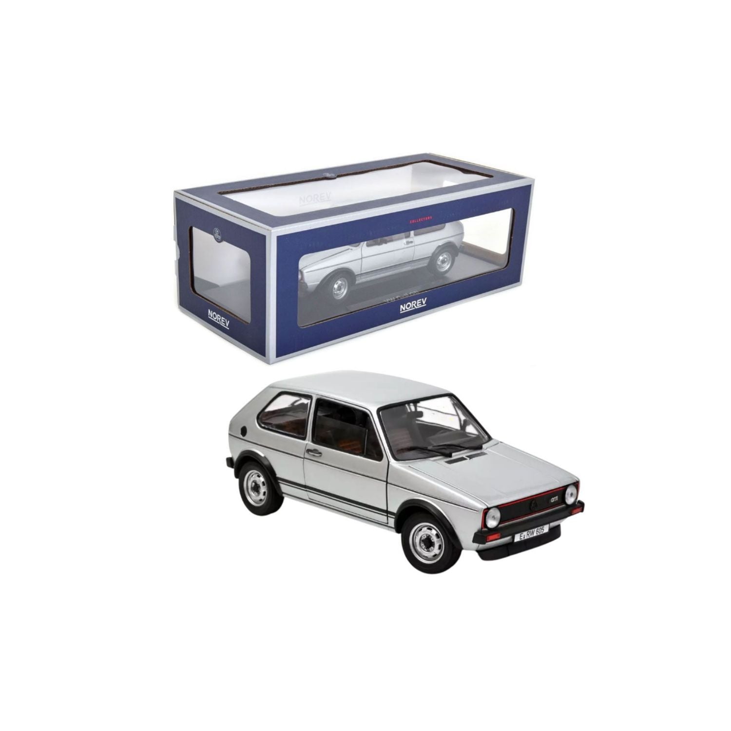 Norev Scale 1:18 VW Golf GTI 1976 - Silver