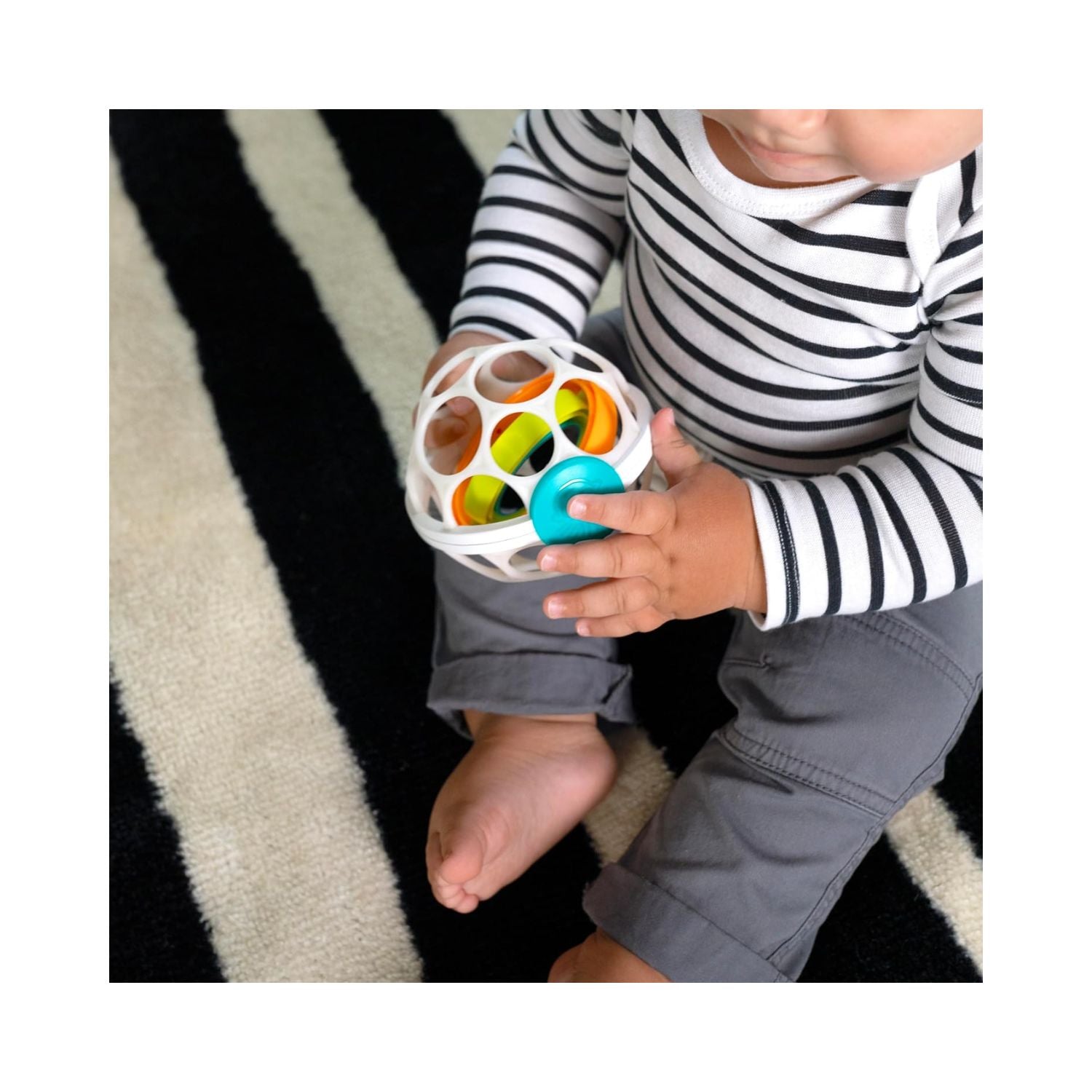 Baby Einstein Grip & Spin Oball Baby Rattle Toy