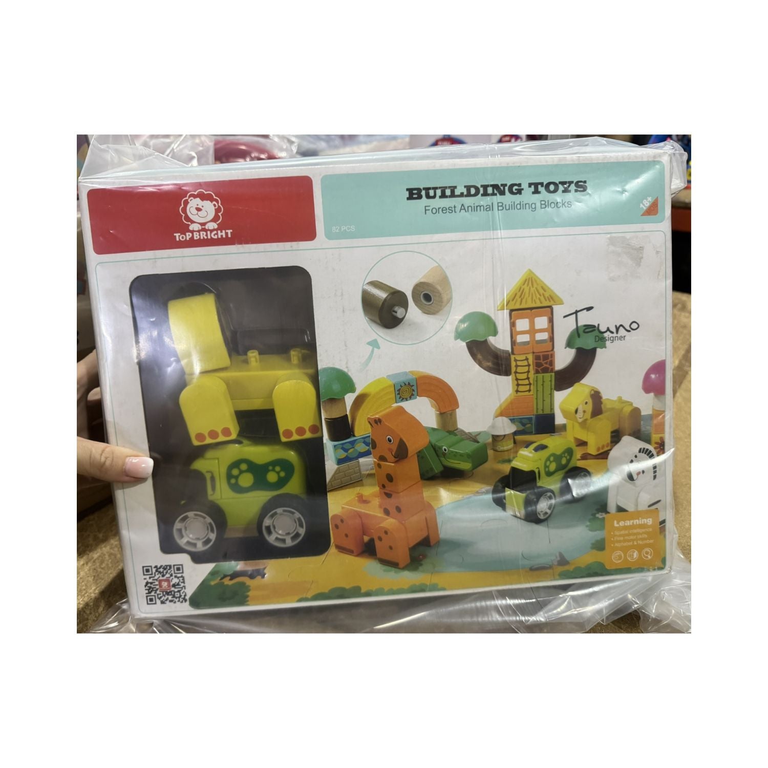 TopBright Forest Animal Building Blocks 82Pcs - Box Damage