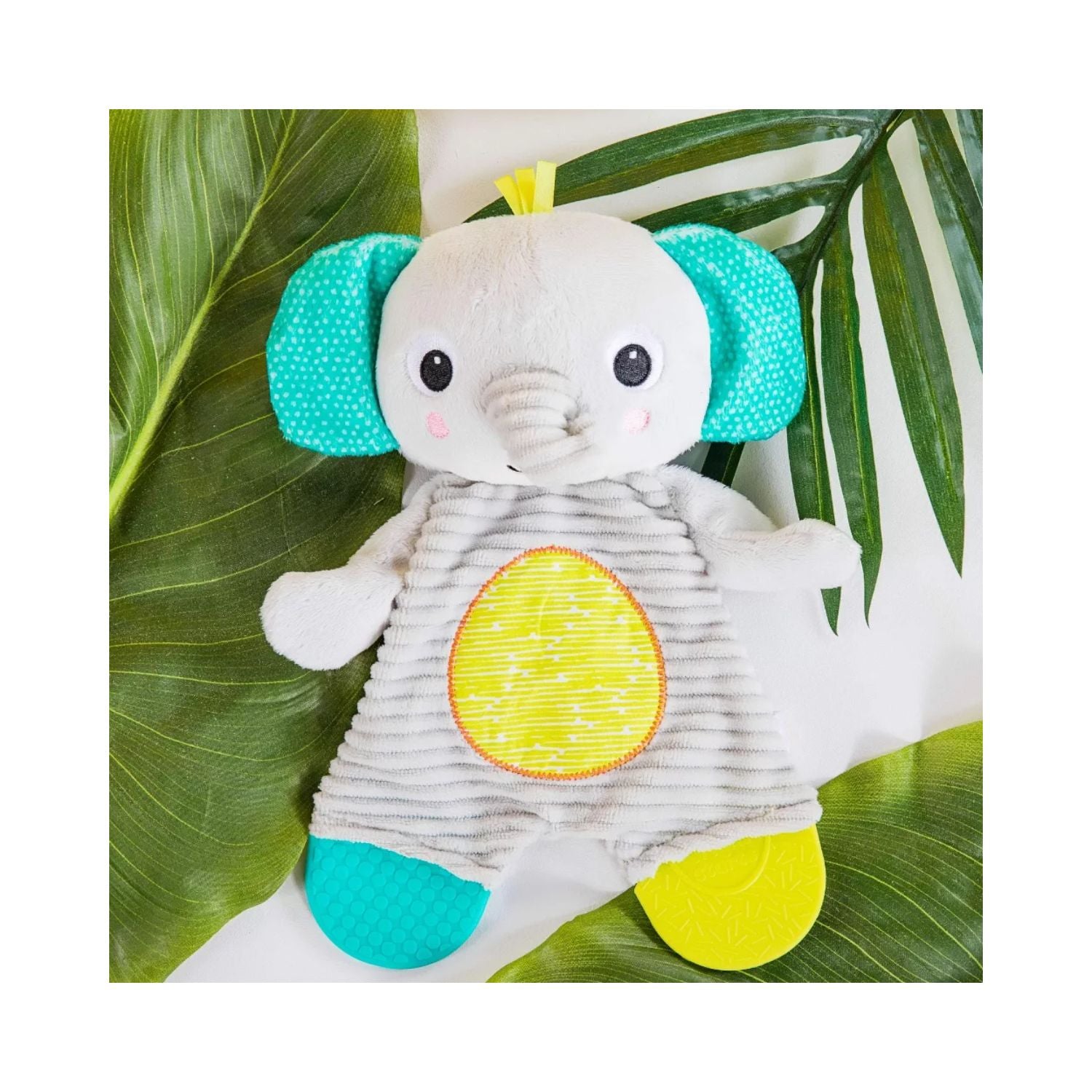 Bright Starts Snuggle & Teethe Plush - Elephant