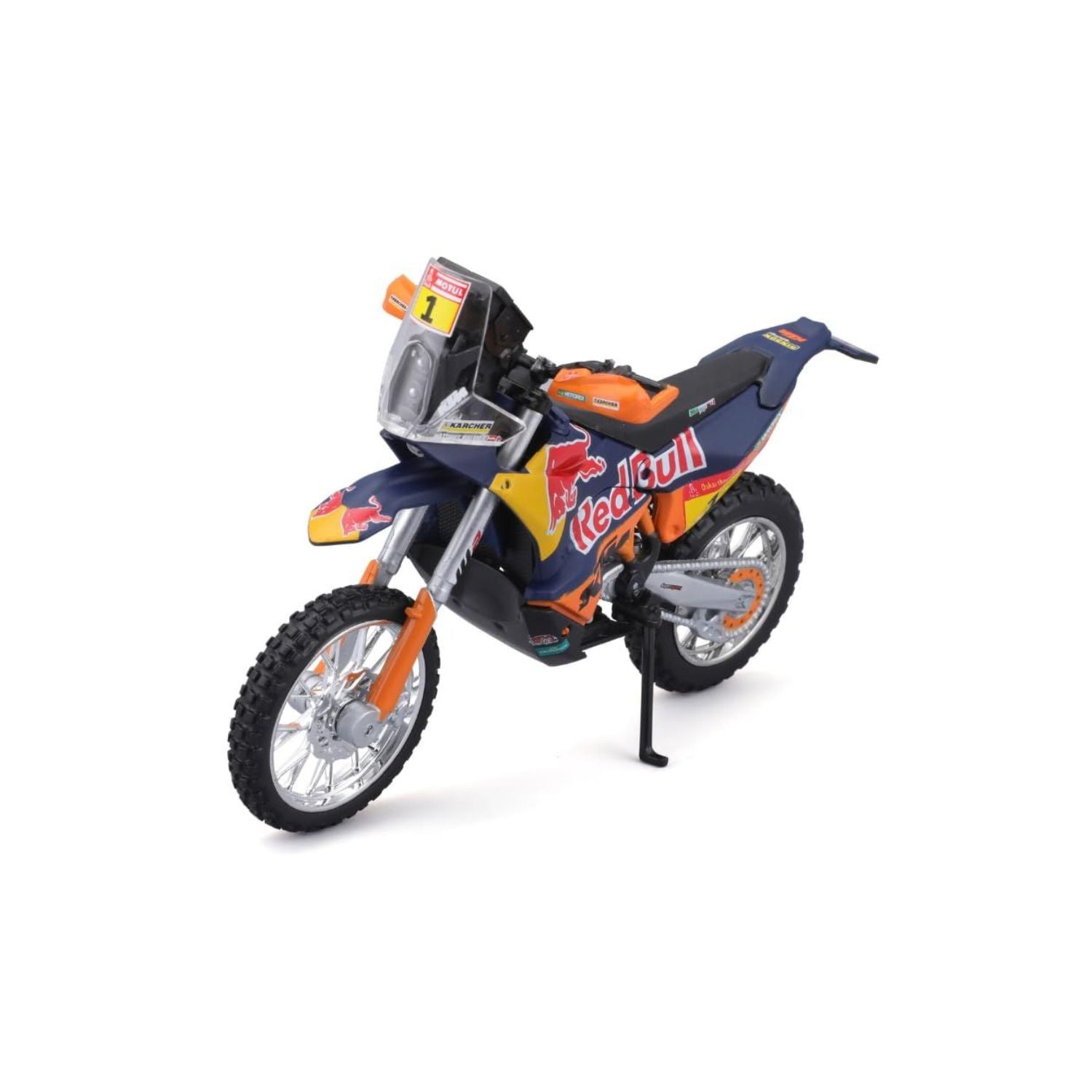 Bburago 1/18 KTM 450 Rally 2019 (Dakar) (13cm Long)