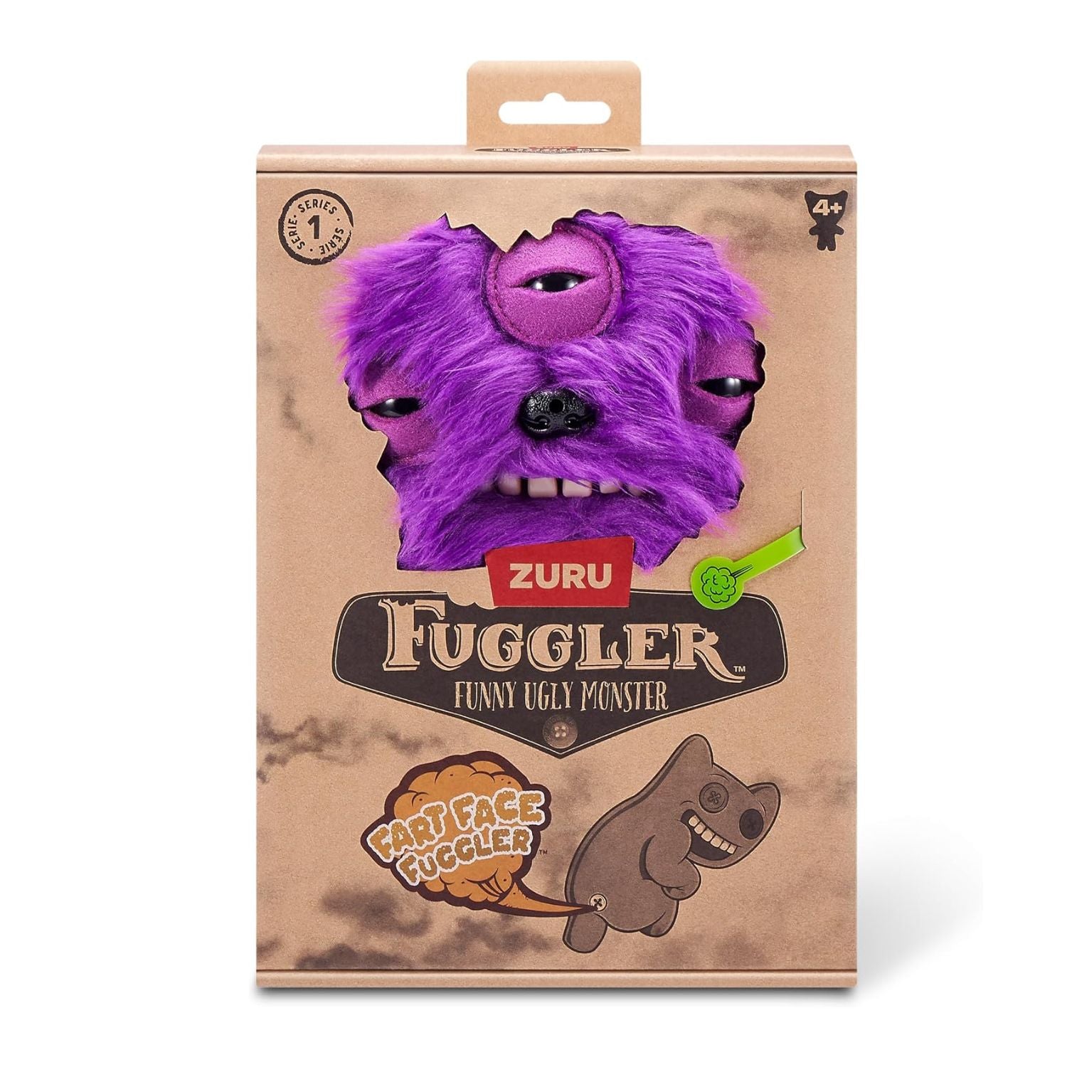 Fuggler Fart Face 9-inch - Alien - Long Pile by ZURU