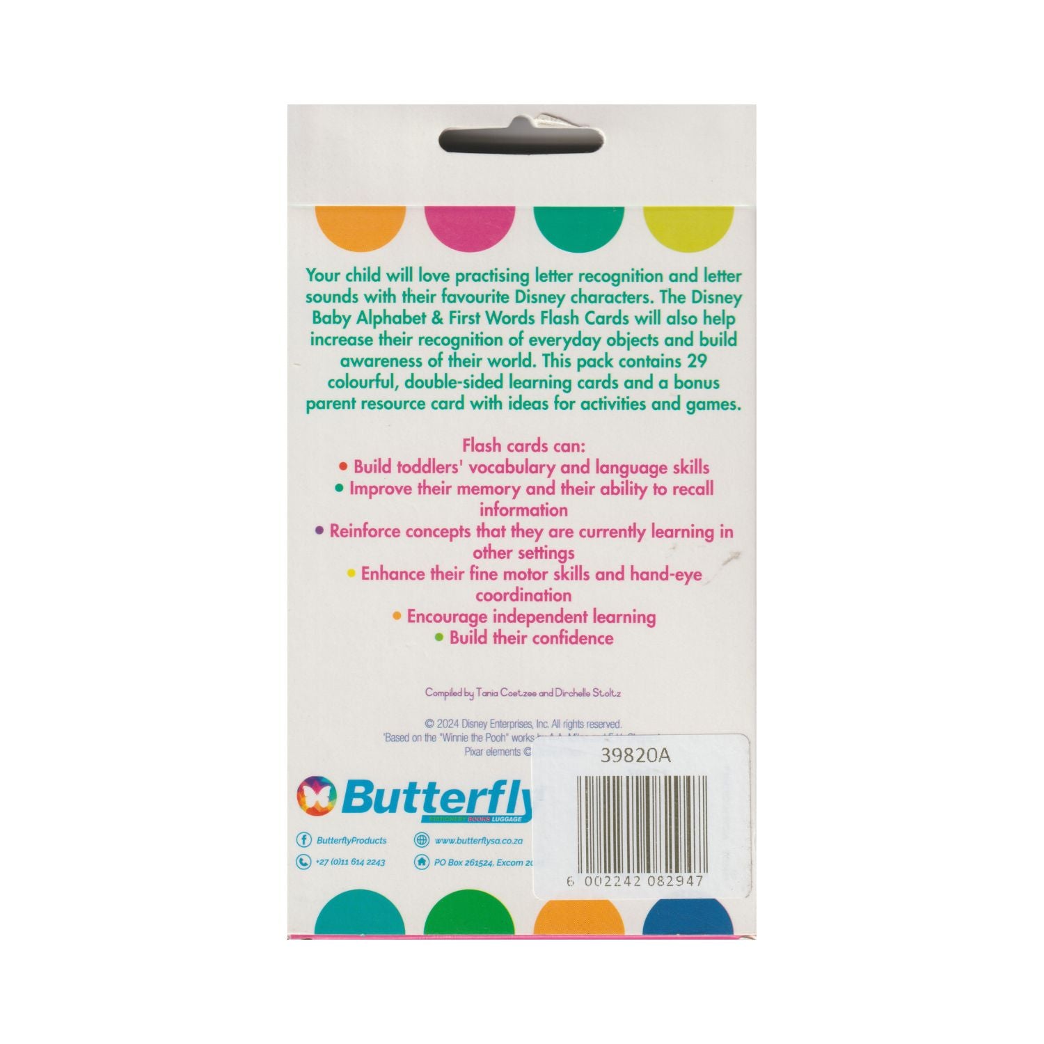 Disney Baby Flash Cards - Alphabet and First Words