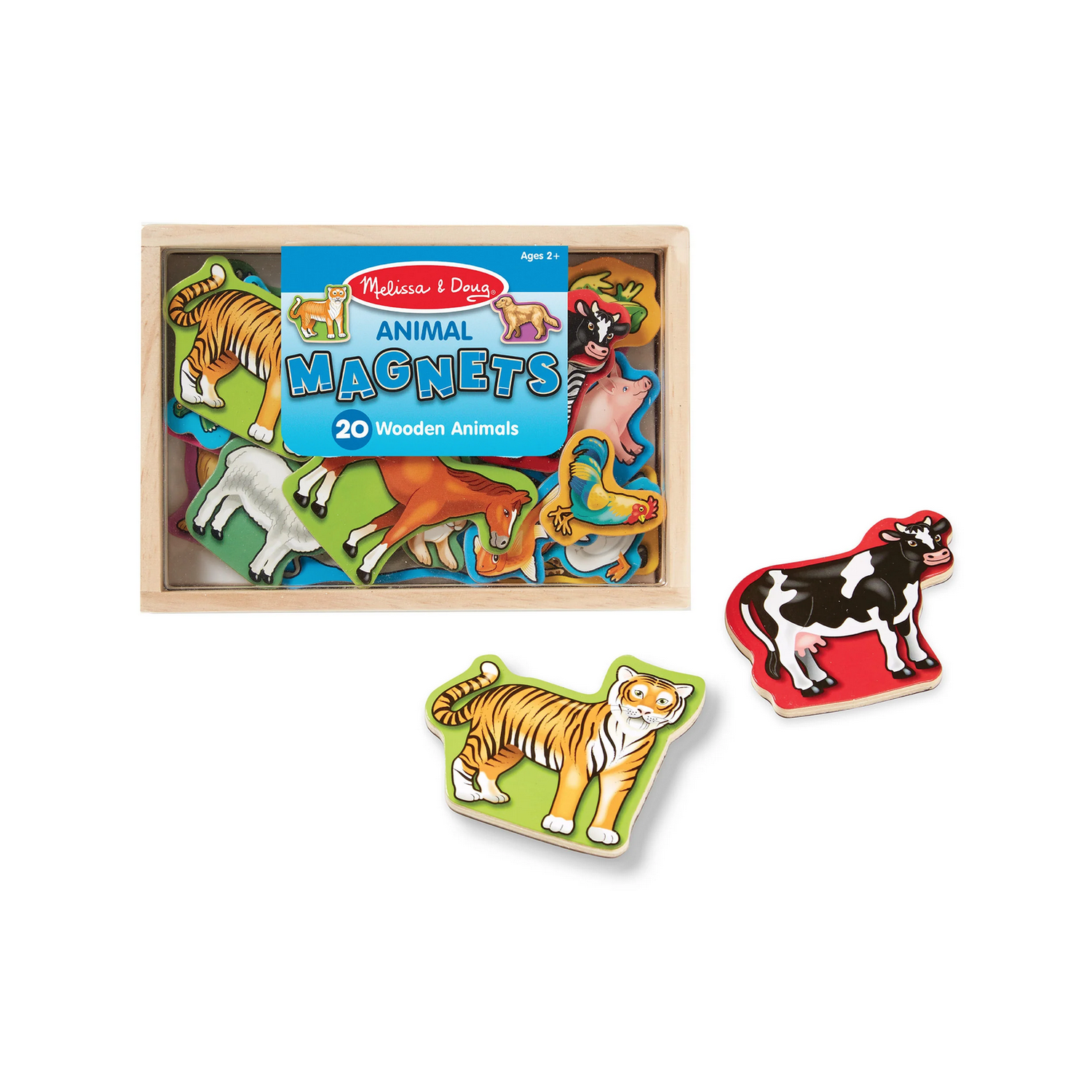 Melissa & Doug Wooden Animal Magnets