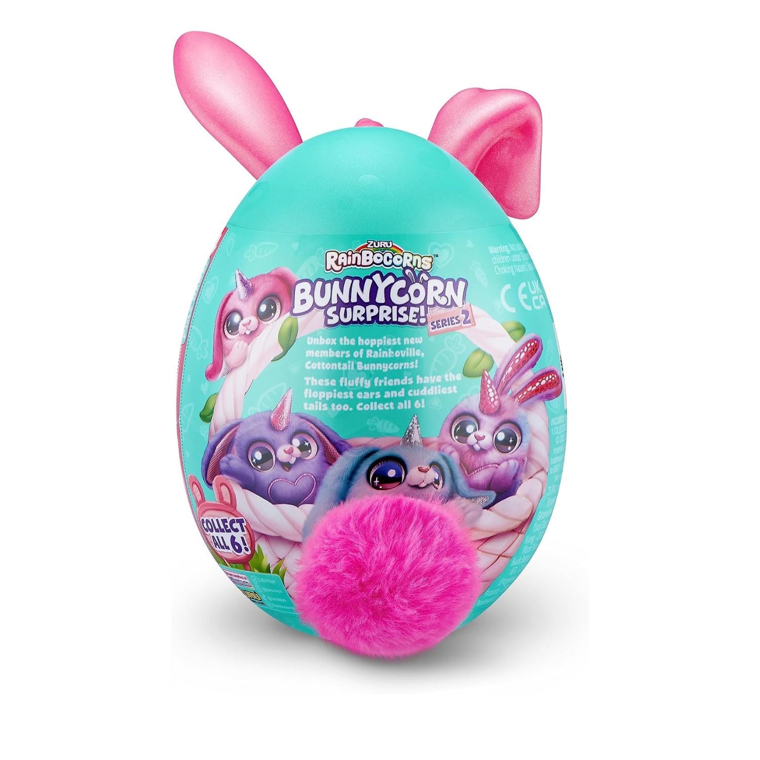 ZURU Rainbocorns Bunnycorn Surprise Series Collectible Plush Egg Toy