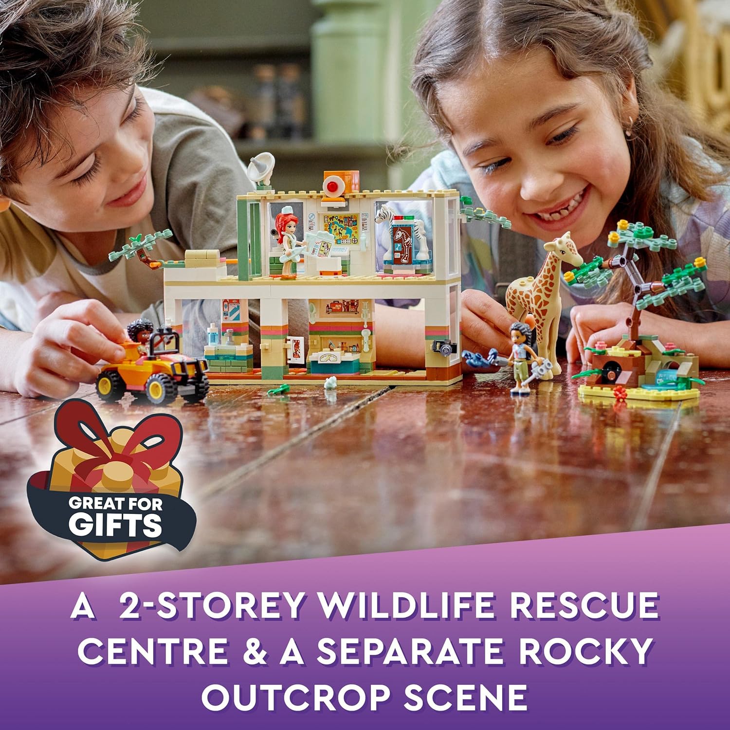 LEGO® Friends Mia’s Wildlife Rescue 41717 Building Toy Set (430 Pieces)