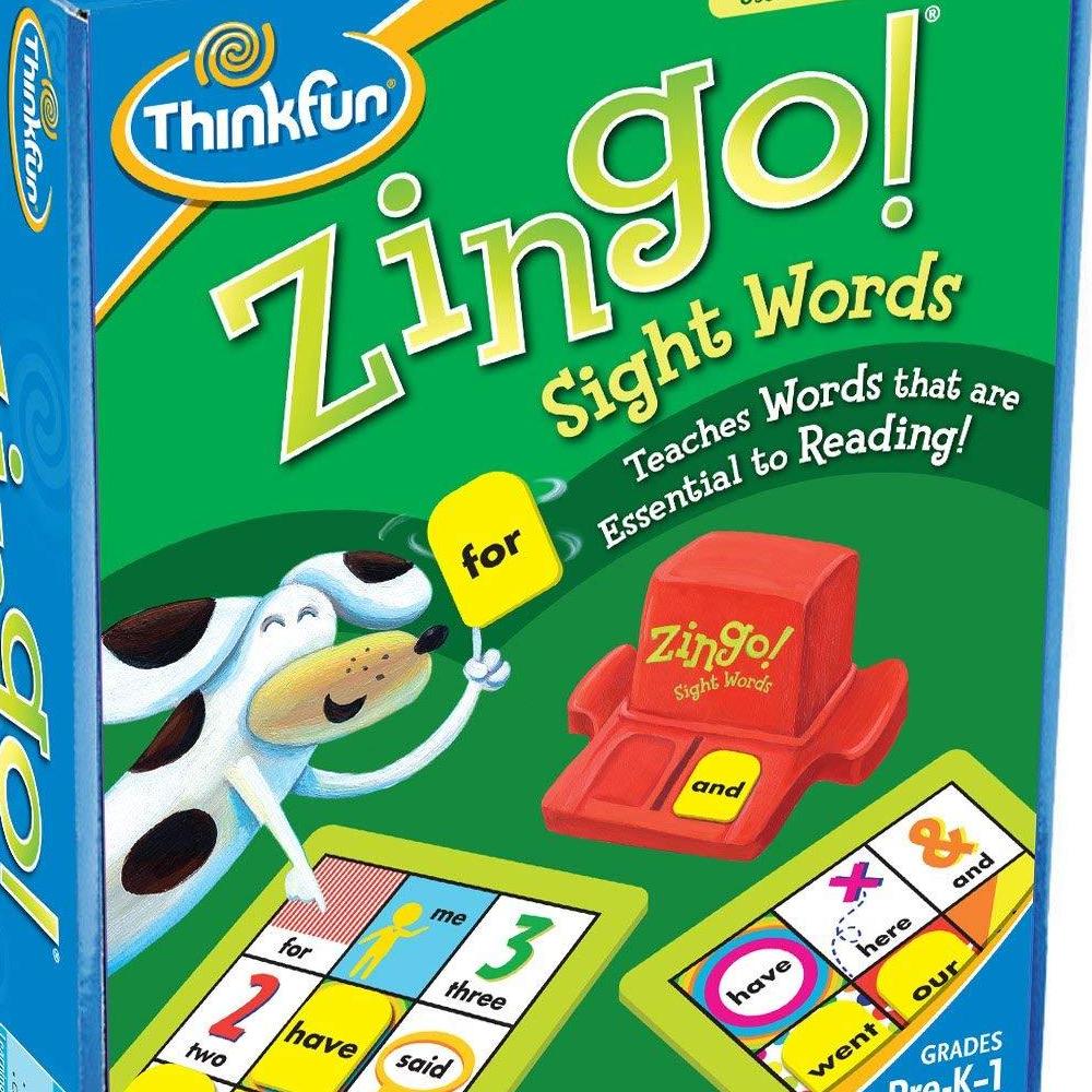 ThinkFun Zingo! - Sight Words Booster Pack 1 - extra cards add-on set